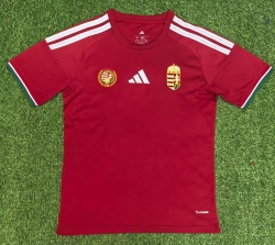 2025 26 Hungary red soccer jersey size S-2XL